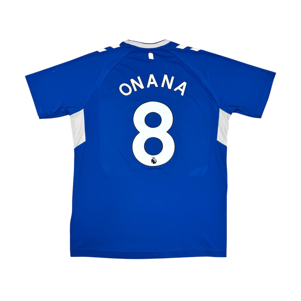 EVERTON 2022/23 HOME SHIRT - #8 ONANA (SIZE L)