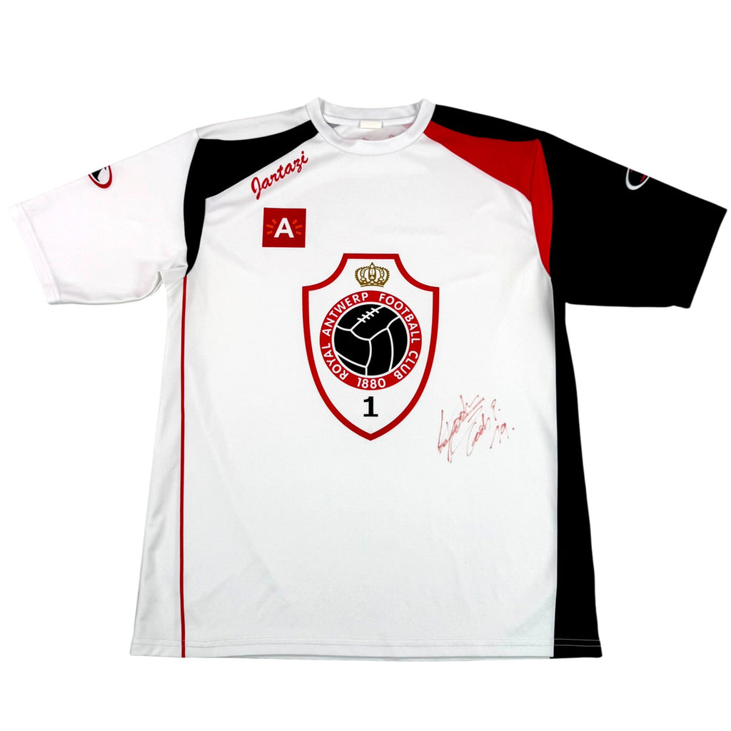 ROYAL ANTWERP 2008/12 TRAINING SHIRT - SIGNED BY PATRICK GOOTS