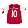 ARSENAL 2006/08 HOME SHIRT - #10 GALLAS (SIZE S)
