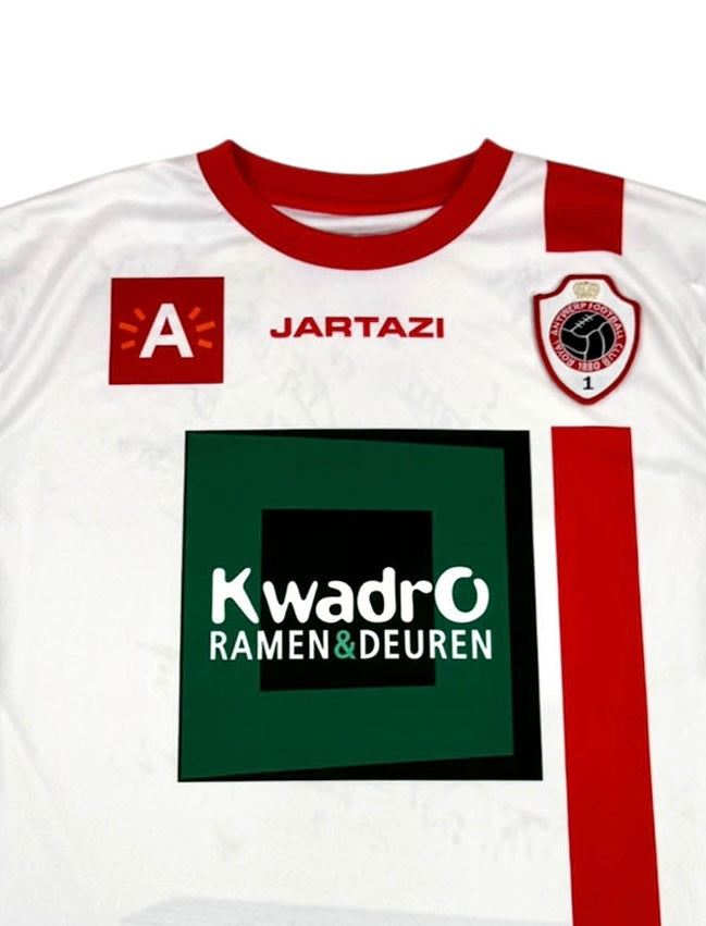 ROYAL ANTWERP 2011/13 AWAY SHIRT - SIGNED BY PLAYERS (SIZE L/XL)