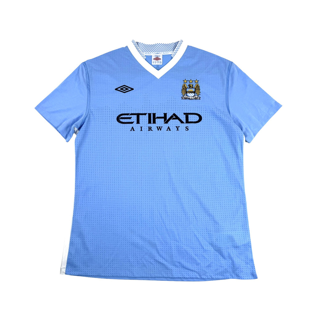 MANCHESTER CITY 2011/12 HOME SHIRT - #16 KUN AGÜERO (SIZE XL)