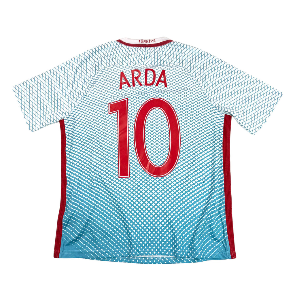 TURKEY 2016/17 AWAY SHIRT - #10 ARDA (SIZE S)