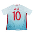 TURKEY 2016/17 AWAY SHIRT - #10 ARDA (SIZE S)