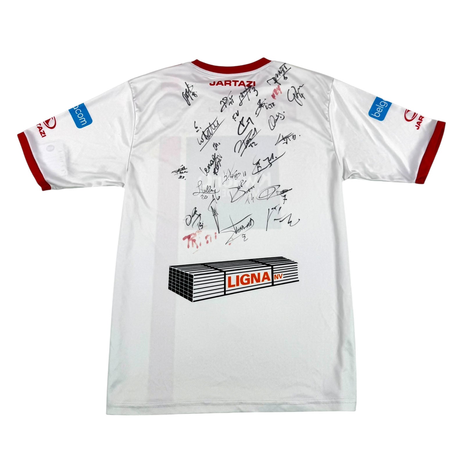 ROYAL ANTWERP 2011/13 AWAY SHIRT - SIGNED BY PLAYERS