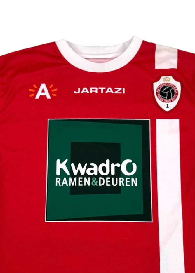 ROYAL ANTWERP 2011/13 HOME SHIRT - MATCHWORN/ISSUED #7 (SIZE S/M)