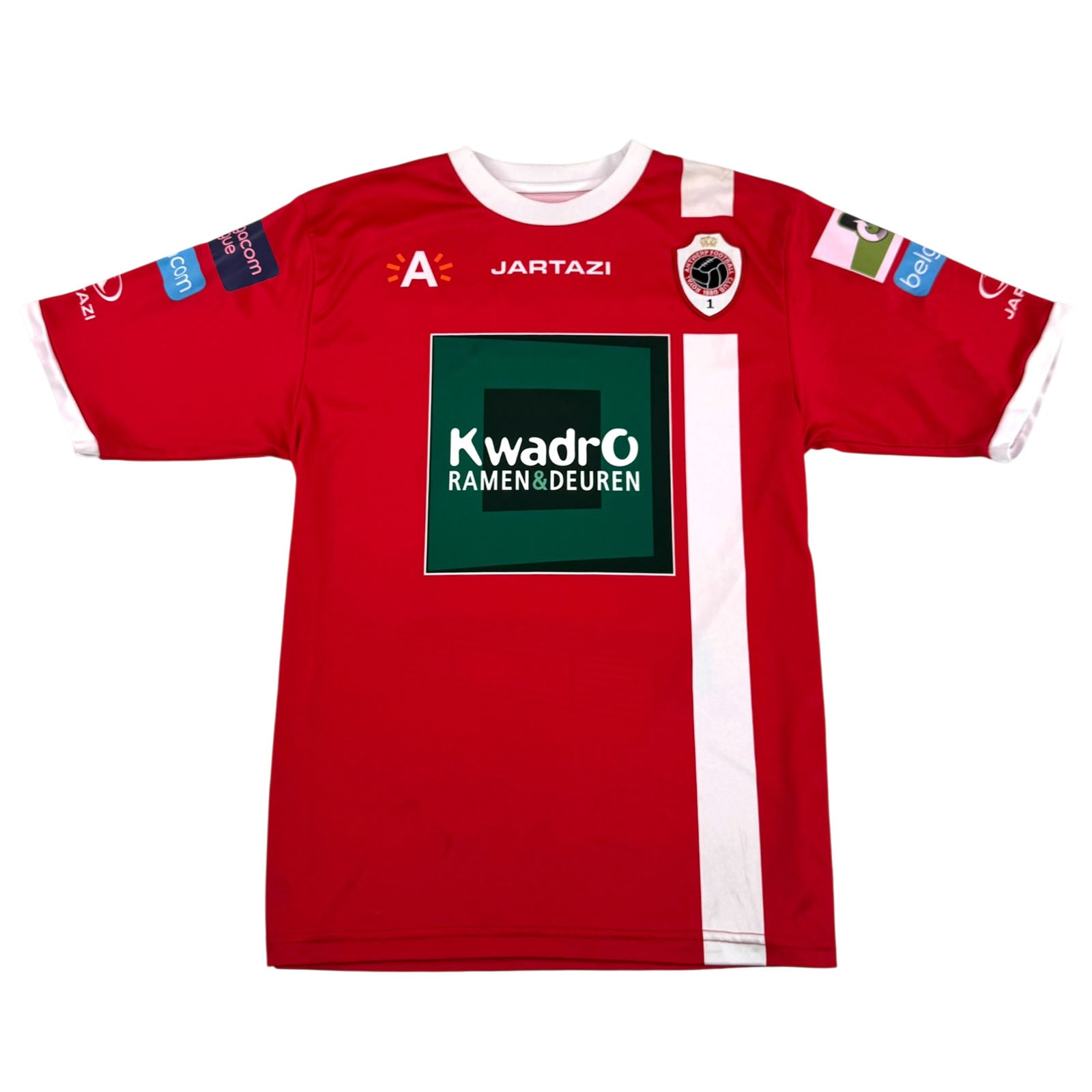 ROYAL ANTWERP 2011/13 HOME SHIRT - MATCHWORN/ISSUED #7