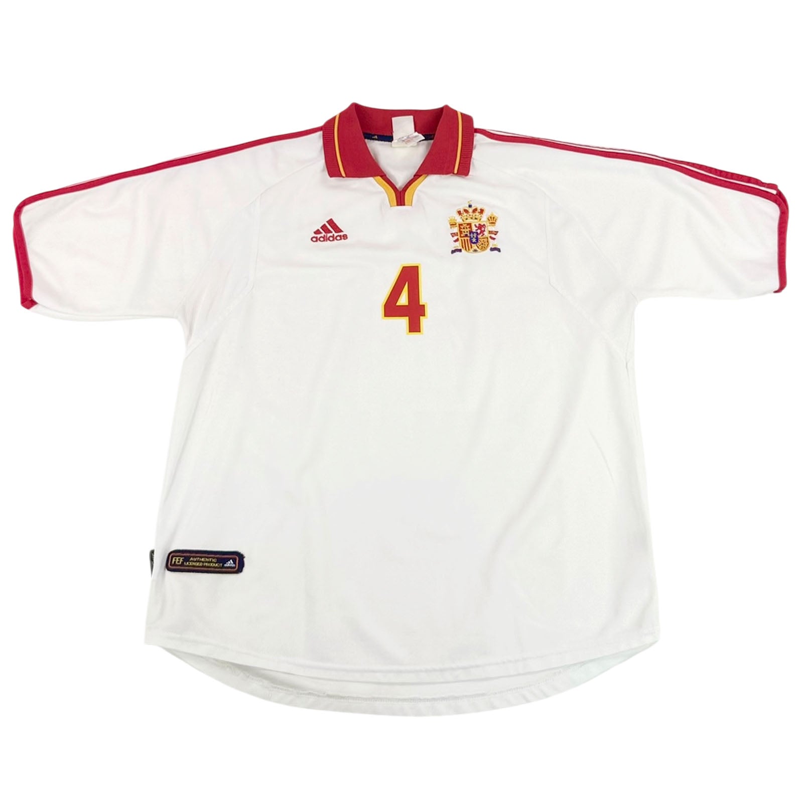 SPAIN 2000/01 AWAY SHIRT - #4 GUARDIOLA