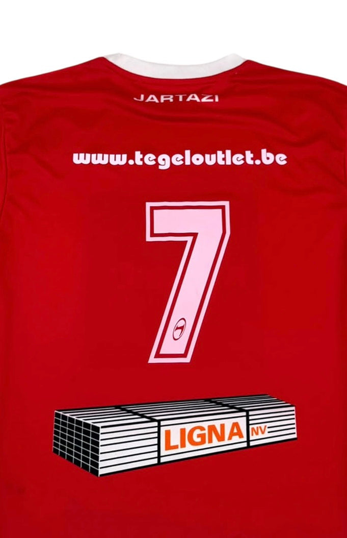 ROYAL ANTWERP 2011/13 HOME SHIRT - MATCHWORN/ISSUED #7 (SIZE S/M)