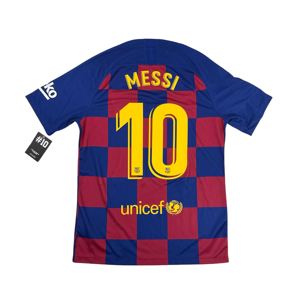 FC BARCELONA 2019/20 HOME SHIRT - #10 MESSI (SIZE M)