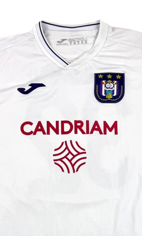 RSC ANDERLECHT 2020/21 AWAY SHIRT - #32 LUCKASSEN (SIZE M)