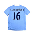 MANCHESTER CITY 2011/12 HOME SHIRT - #16 KUN AGÜERO (SIZE XL)