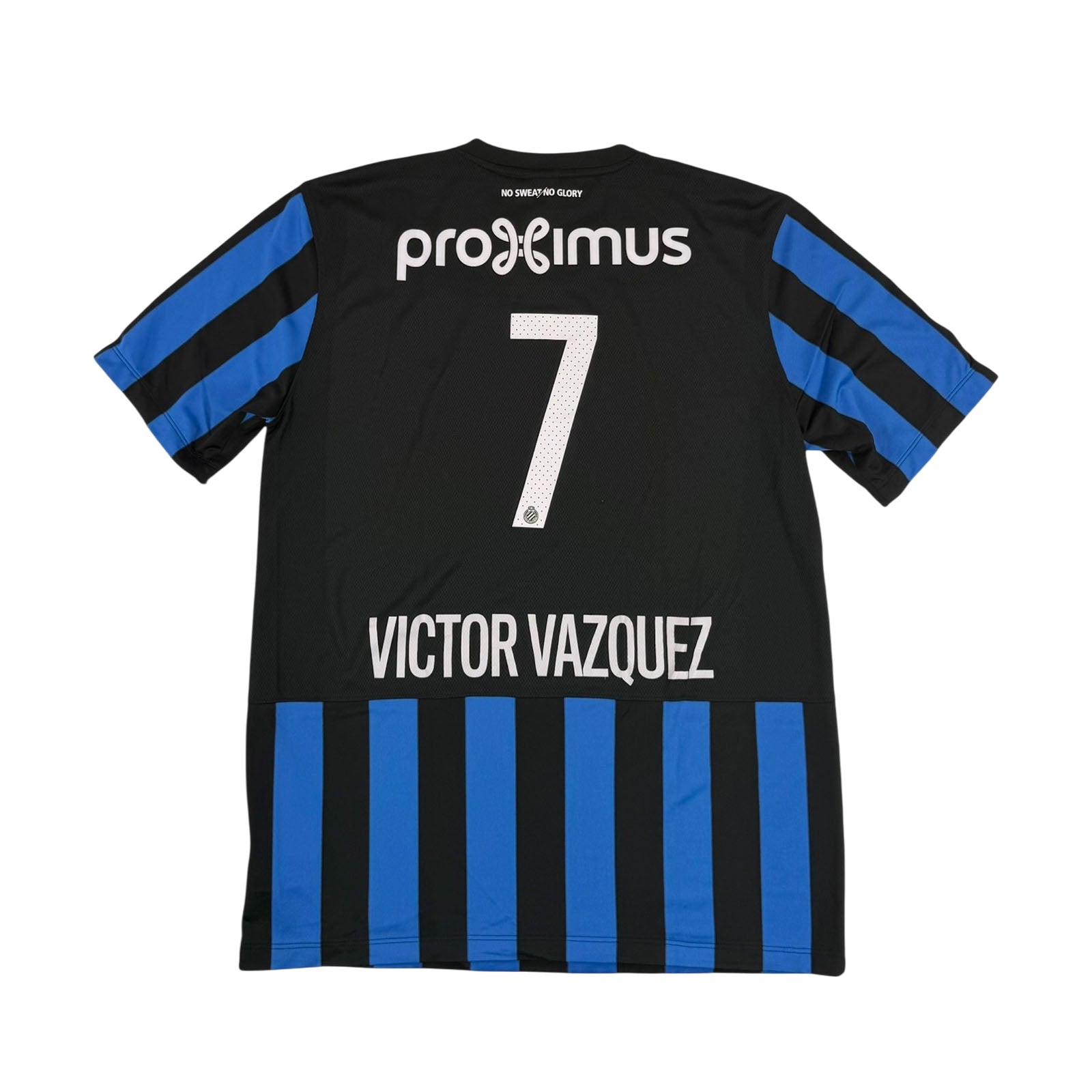 CLUB BRUGGE 2014/15 HOME SHIRT - #7 VICTOR VAZQUEZ (SIZE L)