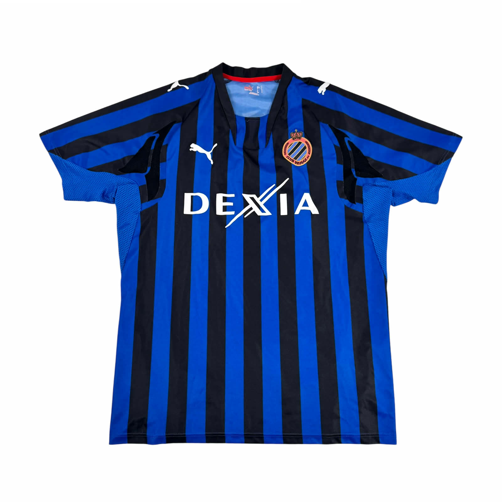 CLUB BRUGGE 2007/08 HOME SHIRT - #22 GERAERTS (SIZE M)