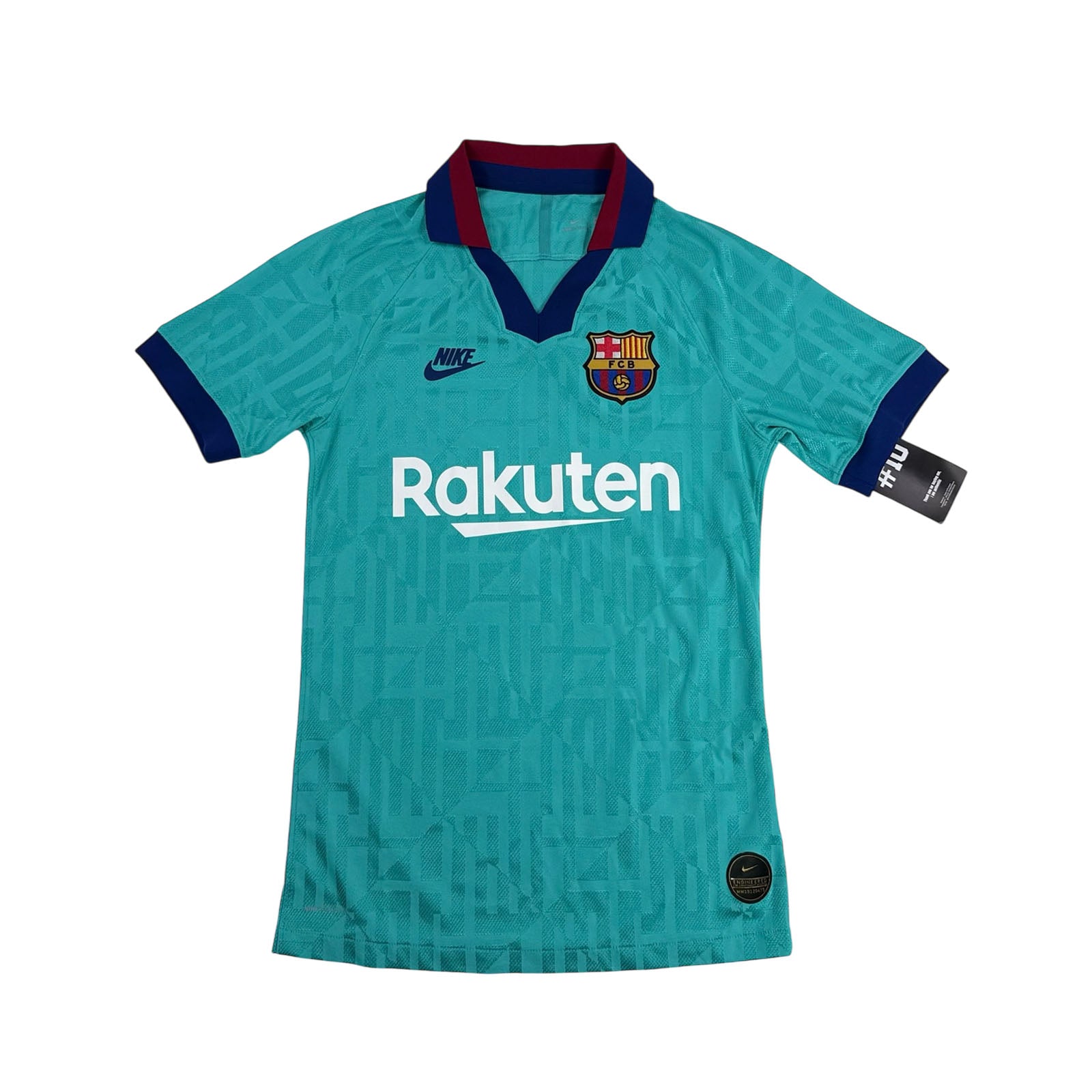 FC BARCELONA 2019/20 THIRD SHIRT - PLAYER ISSUE #10 MESSI (SIZE XS)