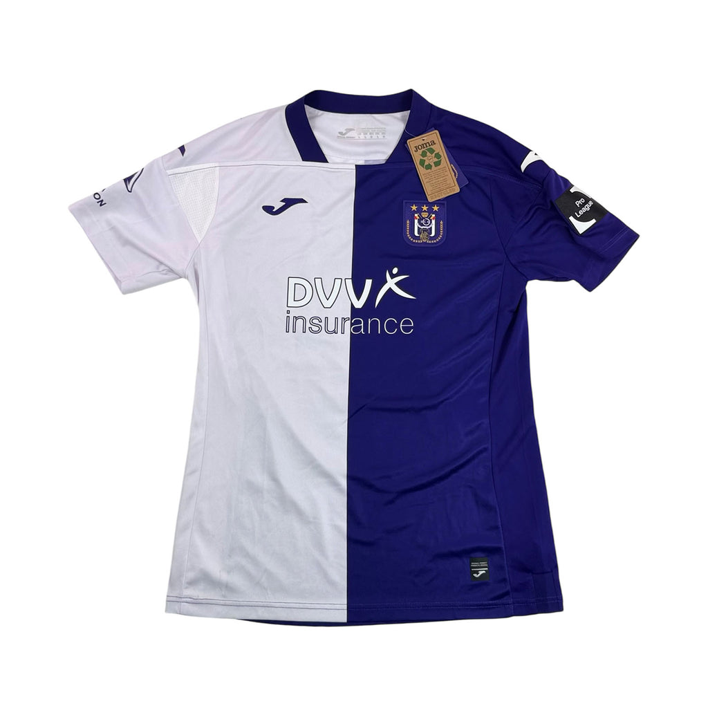 RSC ANDERLECHT 2023/24 HOME SHIRT - #10 VERSCHAEREN (SIZE L) NWT