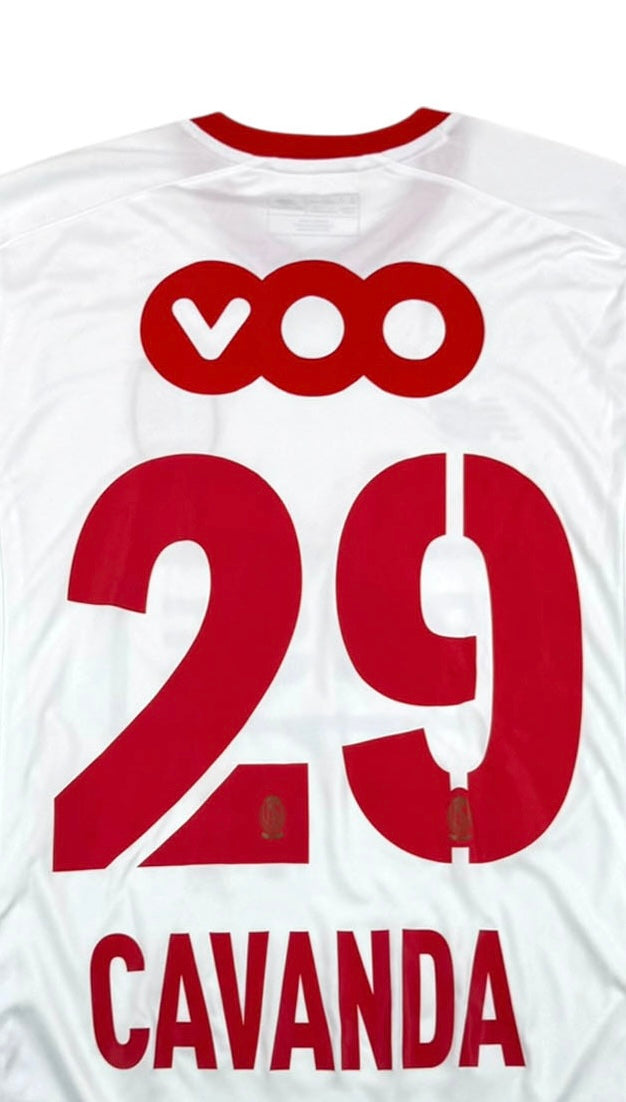 STANDARD DE LIÈGE 2017/18 AWAY SHIRT - MATCHWORN/ISSUED #29 CAVANDA (SIZE M)