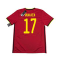 BELGIUM 2020/21 HOME SHIRT - #17 VANAKEN (SIZE L) NWT
