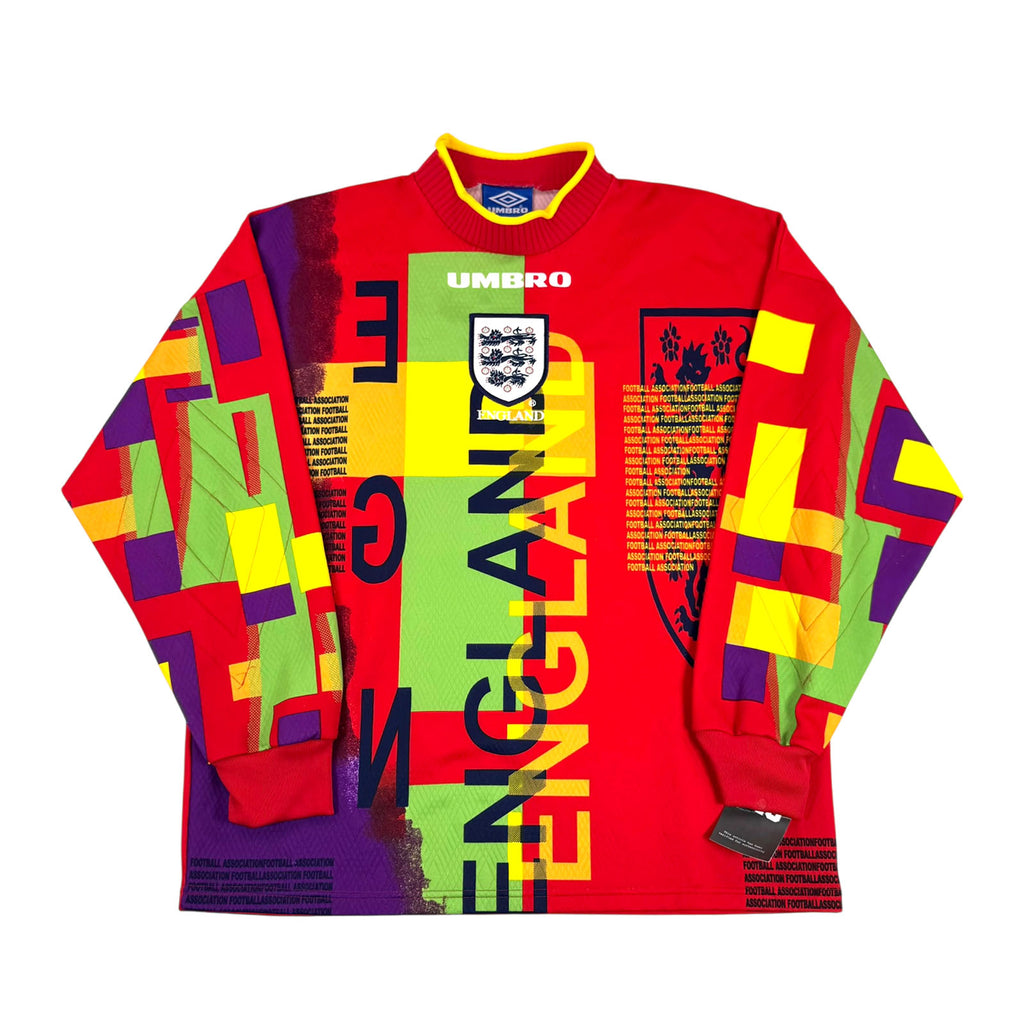 ENGLAND 1995/96 GK SHIRT - #1 SEAMAN (SIZE L)