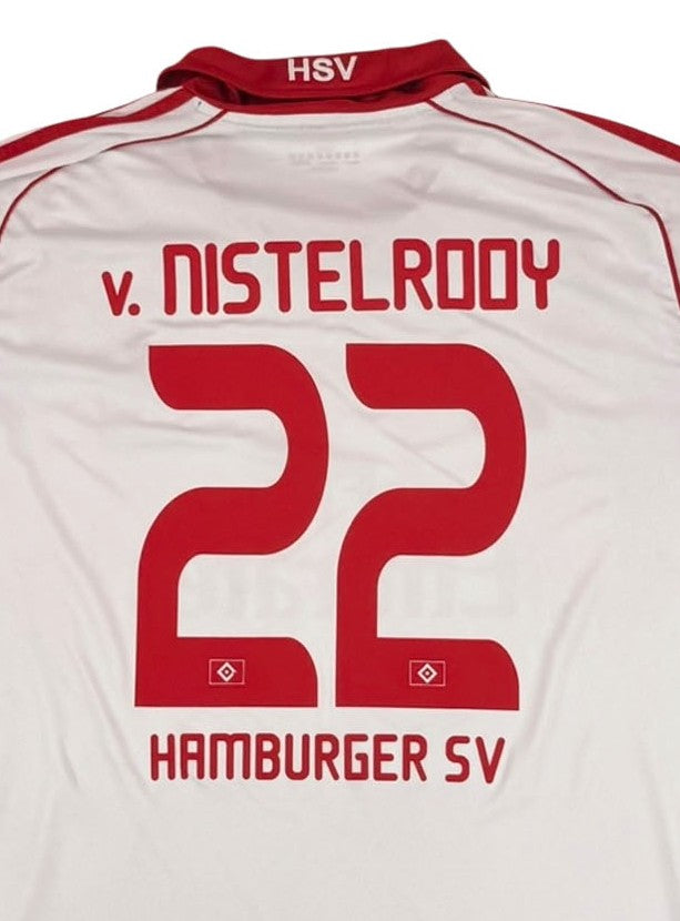 HAMBURGER SV 2010/11 HOME SHIRT - #22 V. NISTELROOY (SIZE XXL)