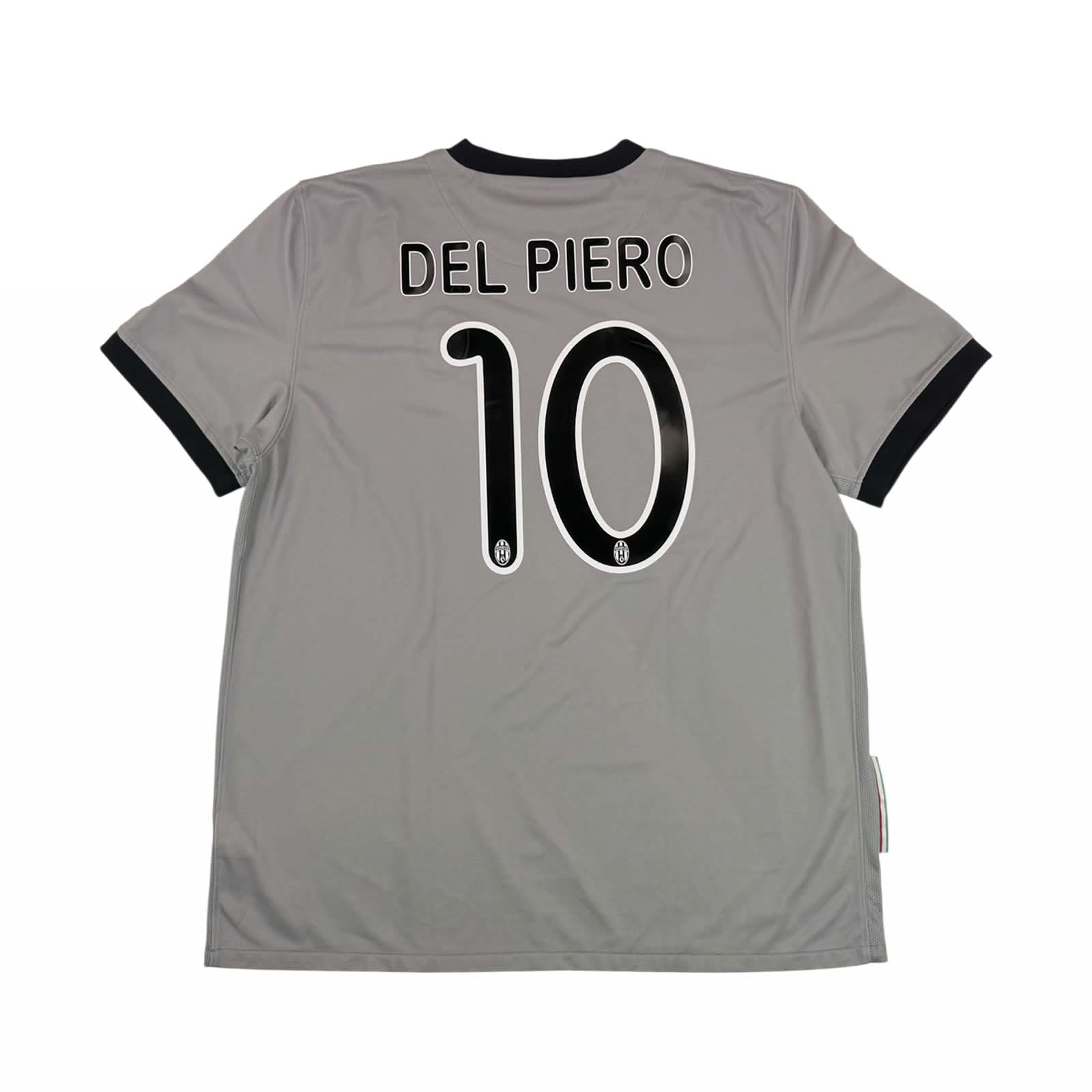JUVENTUS 2009/10 AWAY SHIRT - #10 DEL PIERO (SIZE XL)
