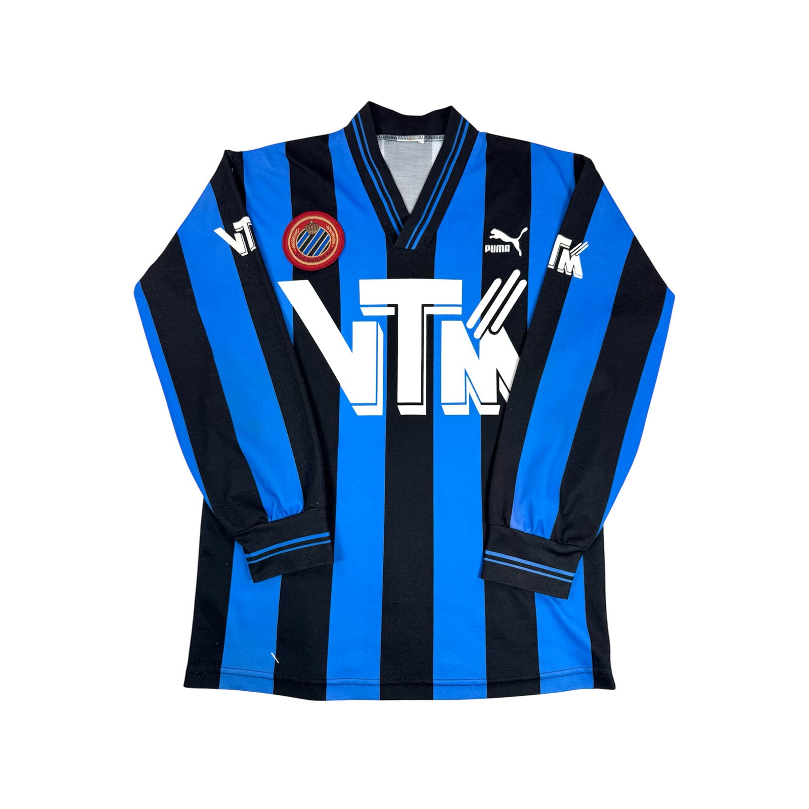 CLUB BRUGGE 1993/94 HOME SHIRT - #11 CEULEMANS (SIZE S)