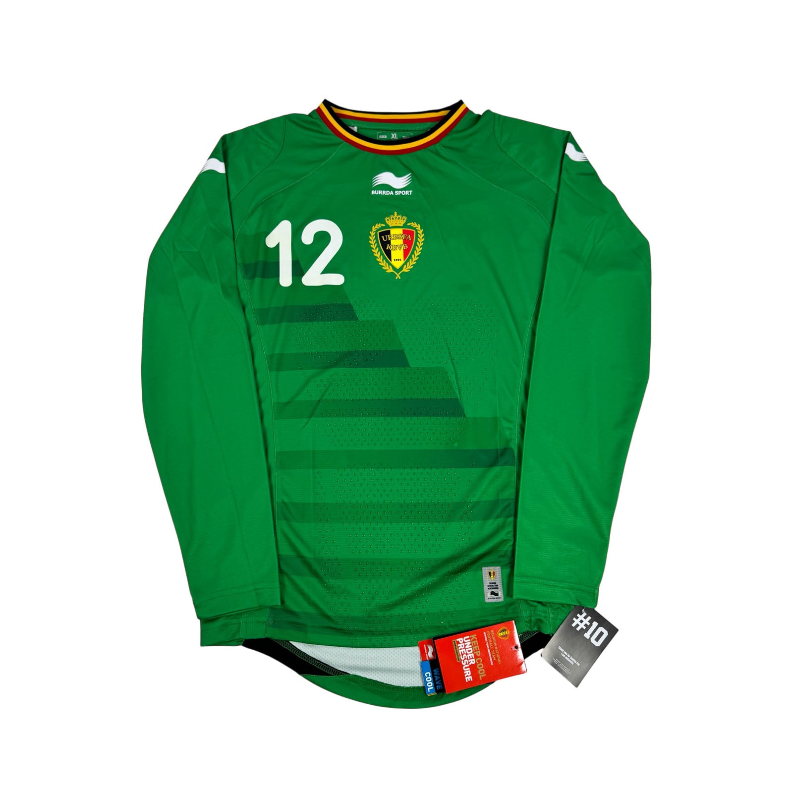 BELGIUM 2014/15 GK SHIRT - PLAYER ISSUE #12 MIGNOLET (SIZE XL) NWT