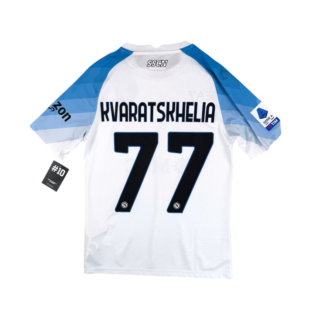 NAPOLI 2022/23 AWAY SHIRT - #77 KVARATSKHELIA