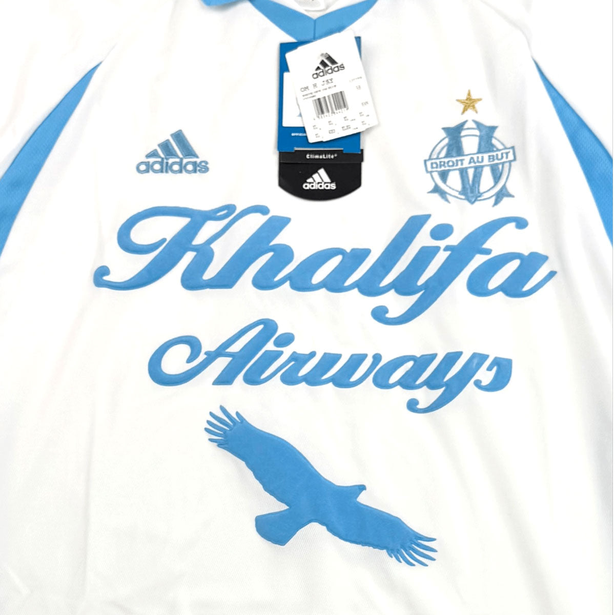 OLYMPIQUE MARSEILLE 2001/02 HOME SHIRT - #4 VAN BUYTEN 
