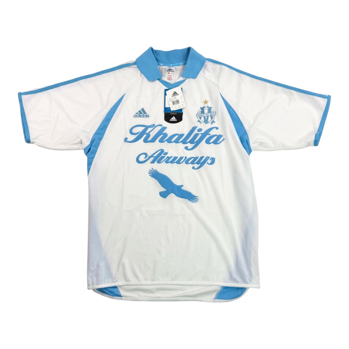 OLYMPIQUE MARSEILLE 2001/02 HOME SHIRT - #4 VAN BUYTEN 