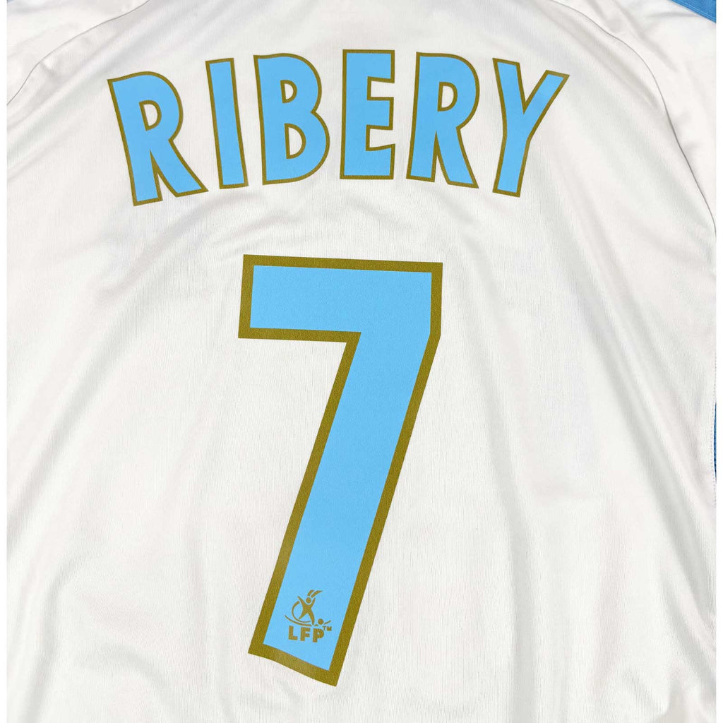 OLYMPIQUE MARSEILLE 2006/07 HOME SHIRT - #7 RIBERY (SIZE S)