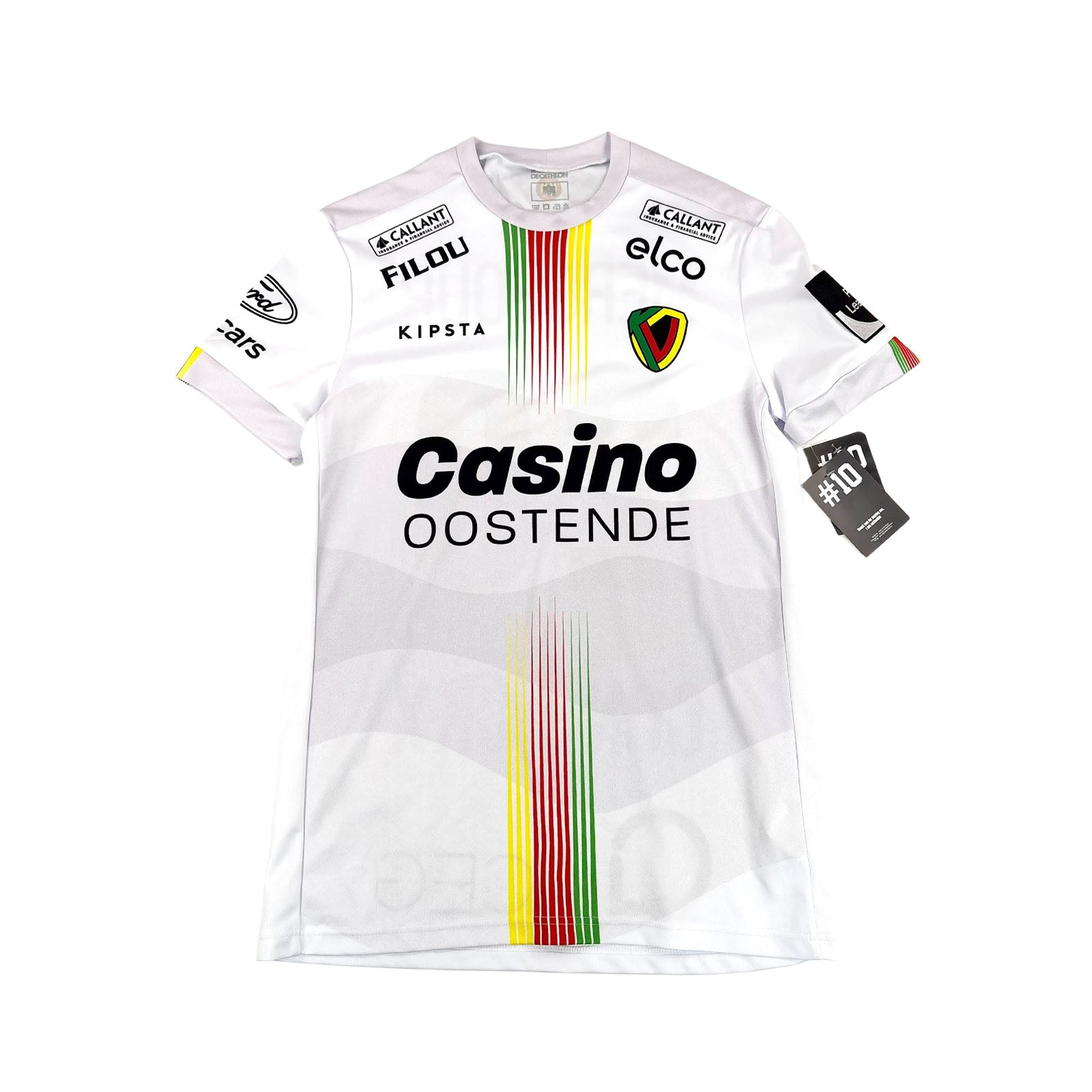 KV OOSTENDE 2020/21 ANNIVERSARY SHIRT MATCHWORN/ISSUED - #20 CONINCKX