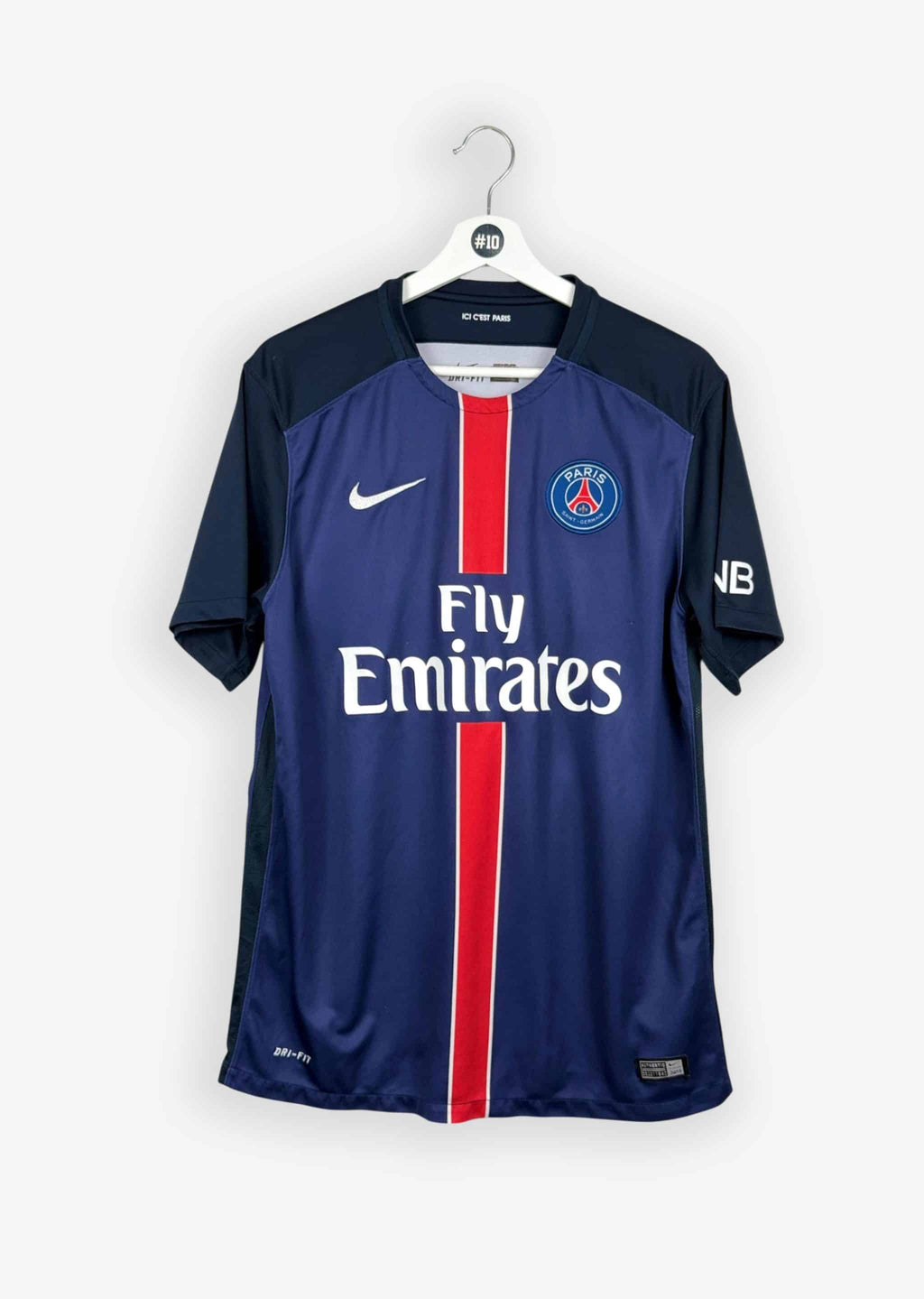 PARIS SAINT-GERMAIN 2015/16 HOME SHIRT - #9 CAVANI (SIZE L)