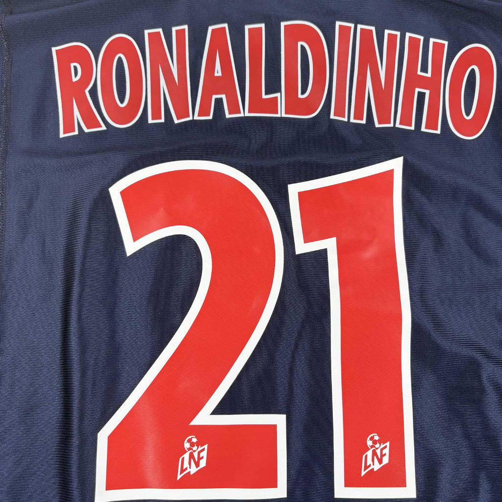 PARIS SAINT-GERMAIN 2001/02 HOME SHIRT - #21 RONALDINHO