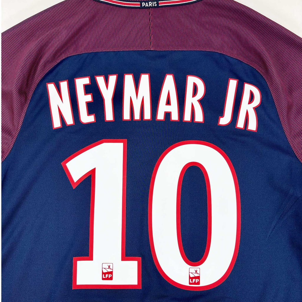 PARIS SAINT-GERMAIN 2017/18 HOME SHIRT - #10 NEYMAR (SIZE S)
