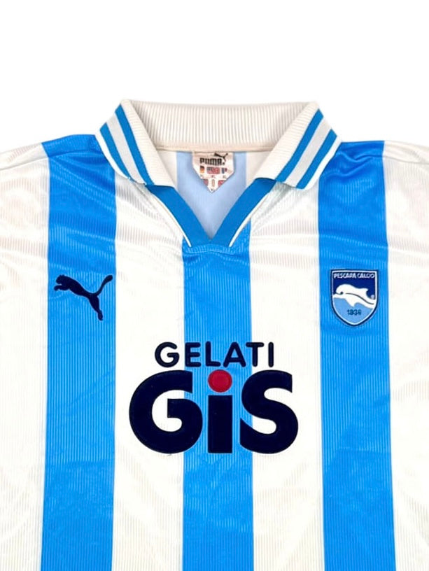PESCARA 1999/01 HOME SHIRT (Front, Detail)