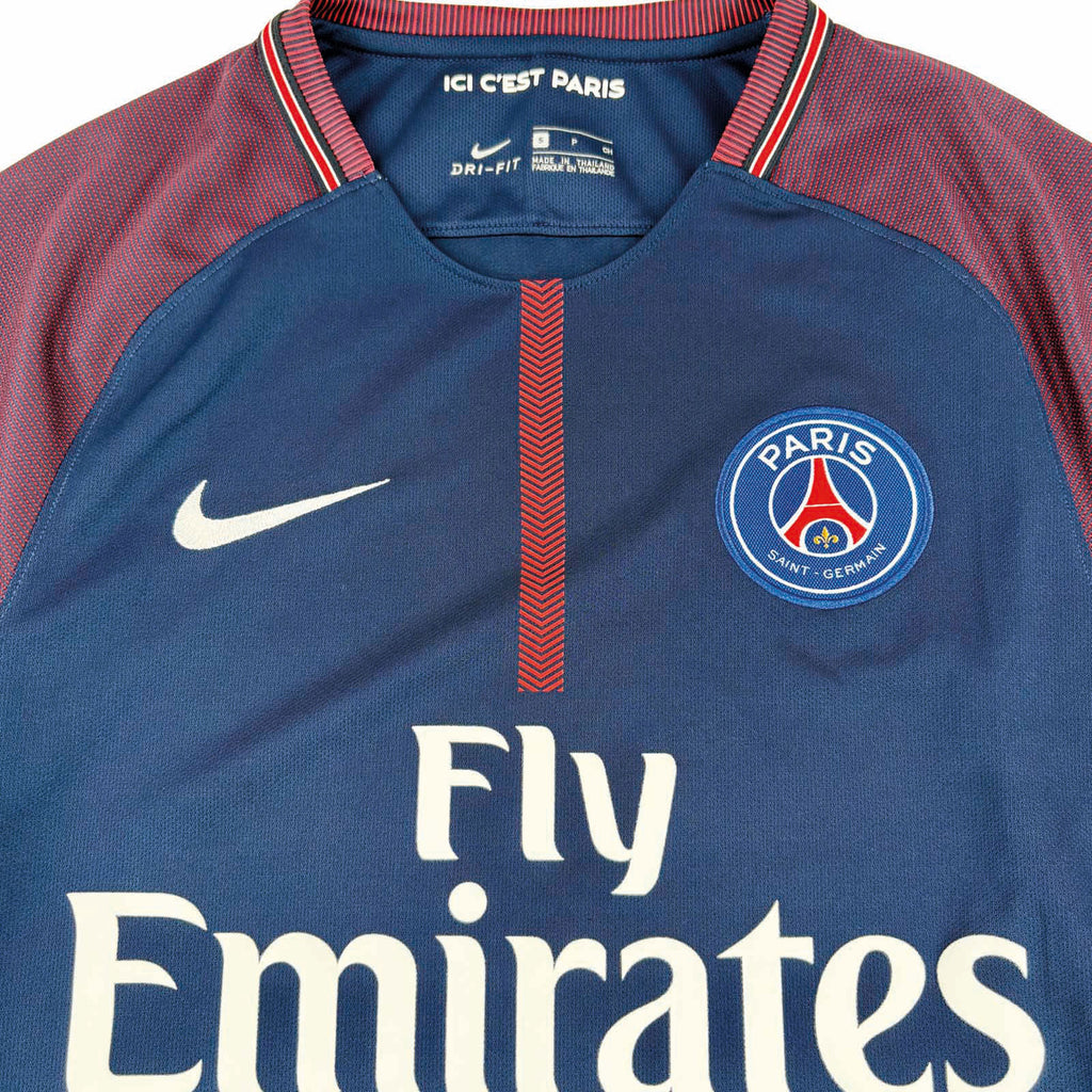PARIS SAINT-GERMAIN 2017/18 HOME SHIRT - #10 NEYMAR (SIZE S)