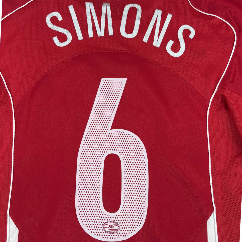 PSV 2004/05 HOME SHIRT – #6 SIMONS 