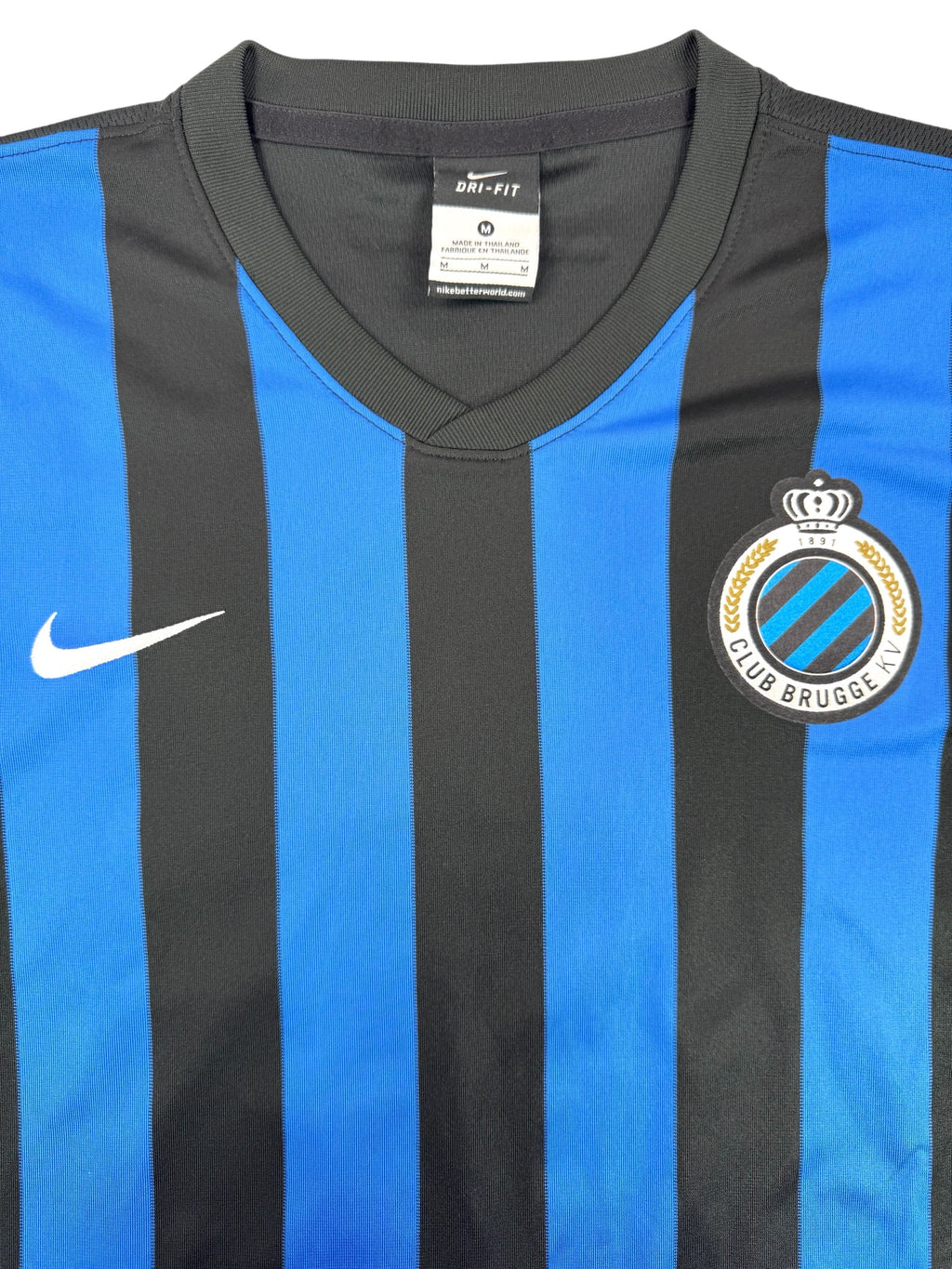 CLUB BRUGGE 2014/15  HOME SHIRT - #42 STORM (SIZE M)