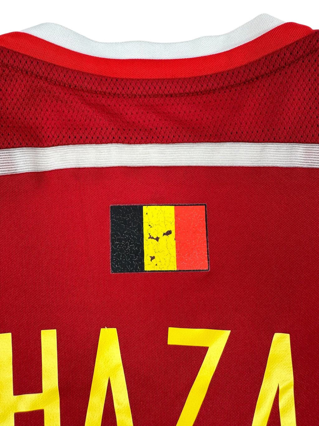 BELGIUM 2015/16 HOME SHIRT - #10 HAZARD (SIZE M)