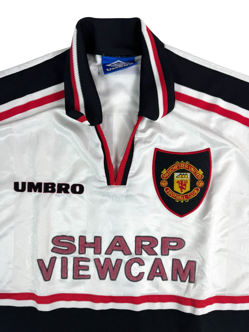 MANCHESTER UNITED 1997/99 AWAY SHIRT - #7 BECKHAM (SIZE XL)