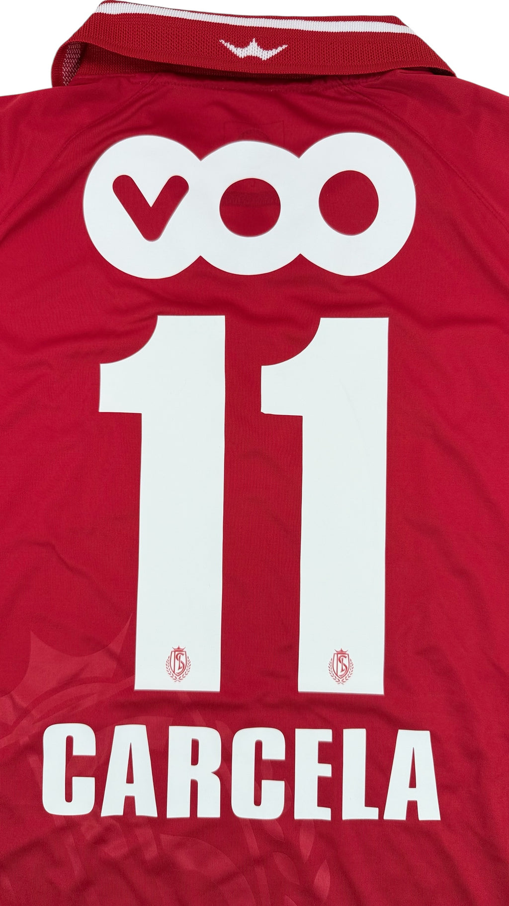 STANDARD DE LIÈGE 2010/11 HOME SHIRT - #11 CARCELA (SIZE L)