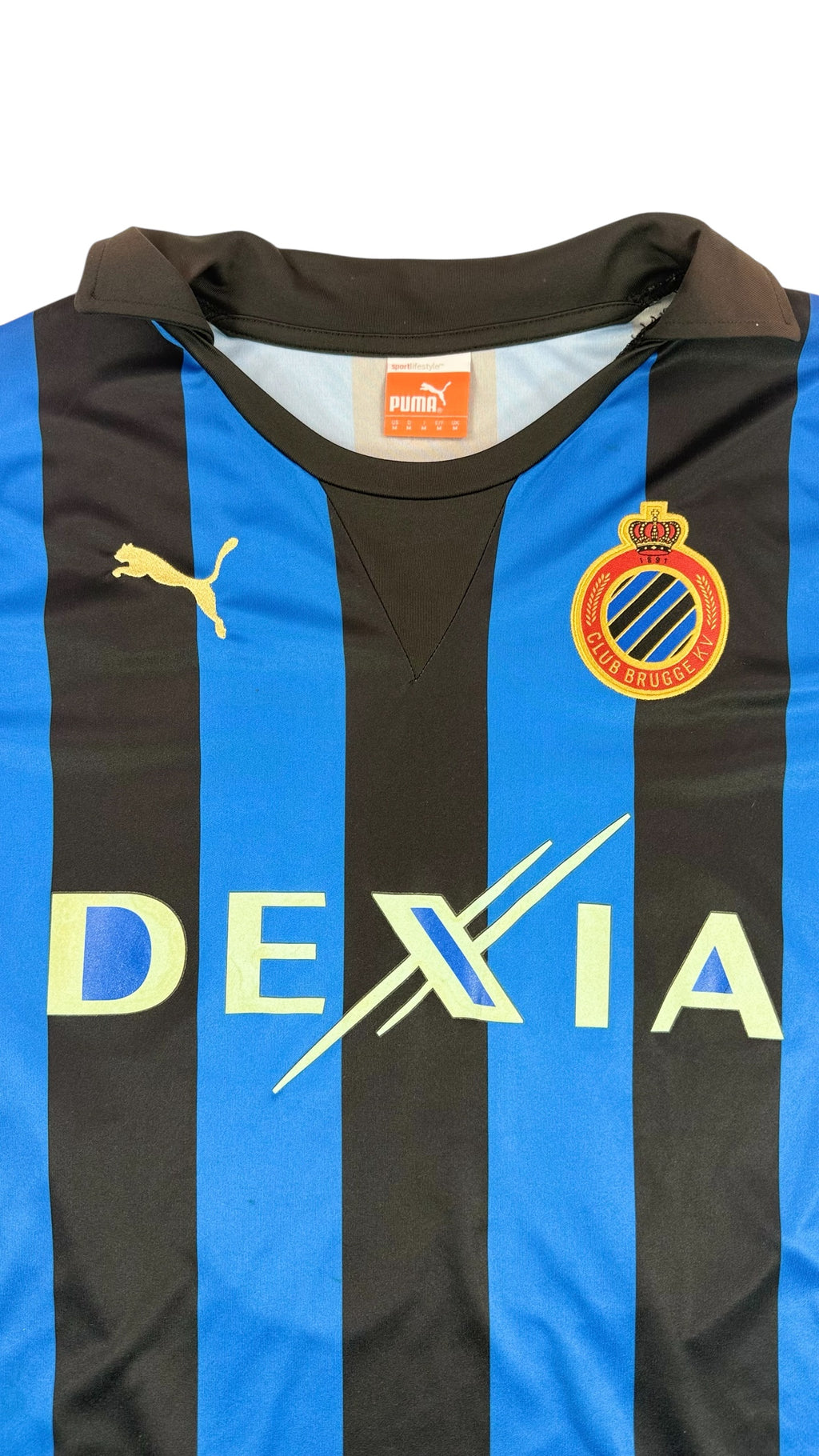 CLUB BRUGGE 2011/12 HOME SHIRT - #13 VICTOR VAZQUEZ (SIZE M)