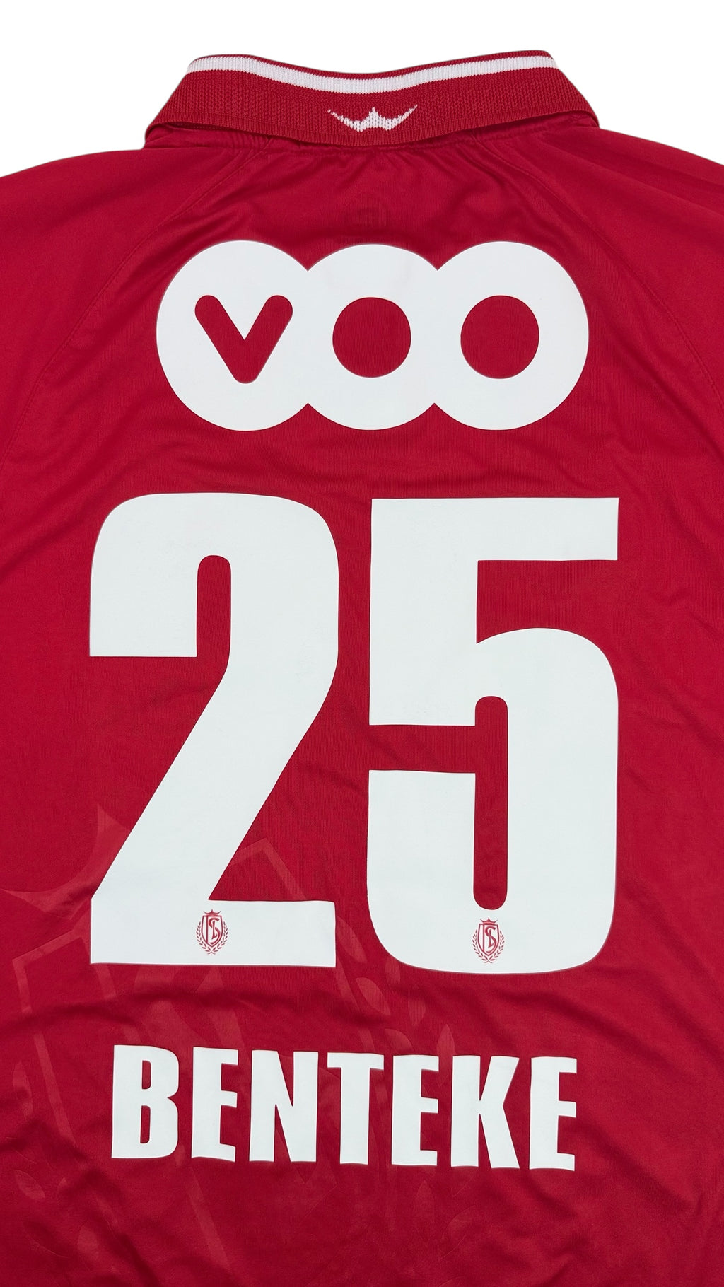 STANDARD DE LIÈGE 2010/11 HOME SHIRT - #25 BENTEKE (SIZE M)