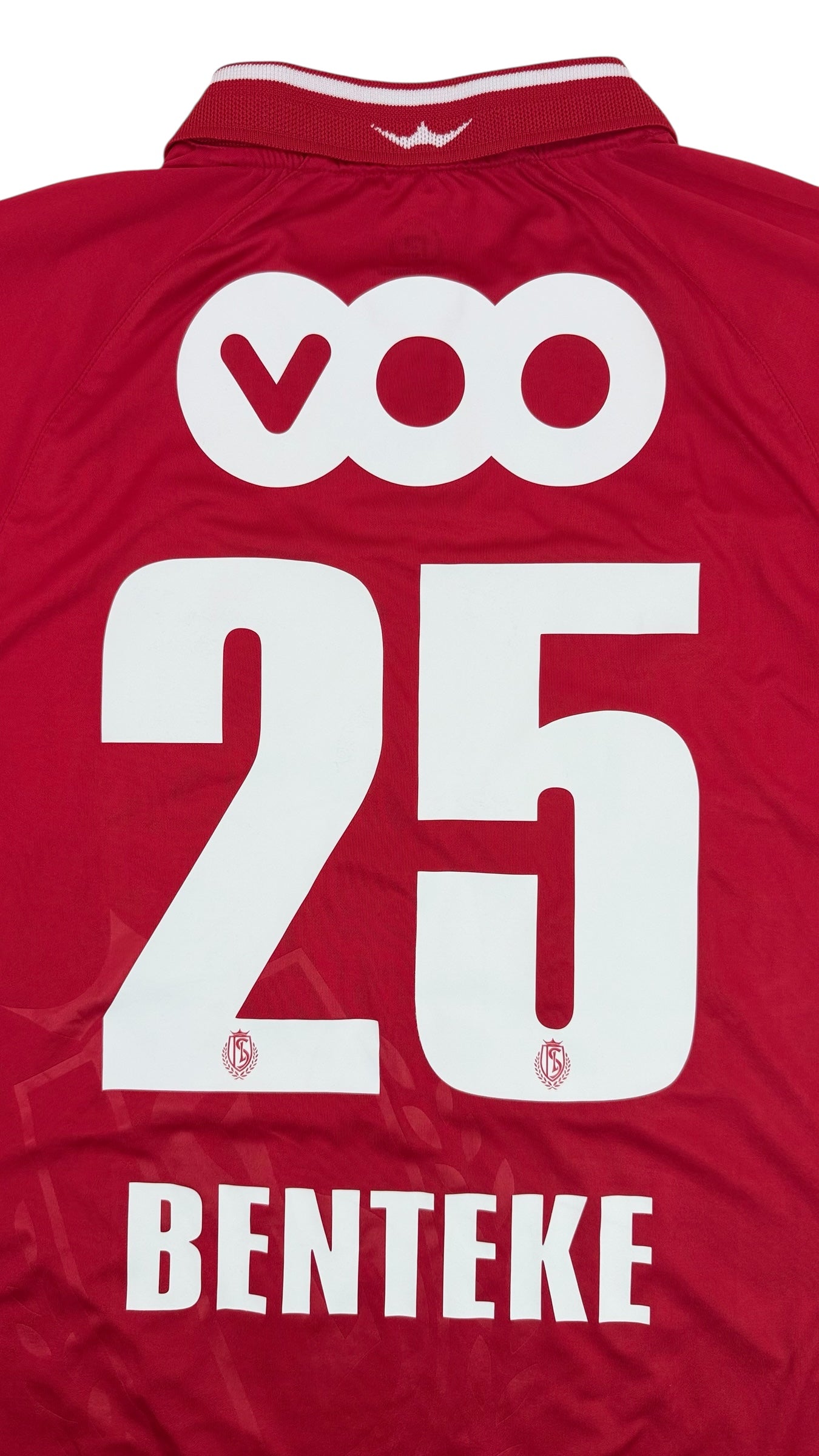 STANDARD DE LIÈGE 2010/11 HOME SHIRT - #25 BENTEKE (SIZE M)