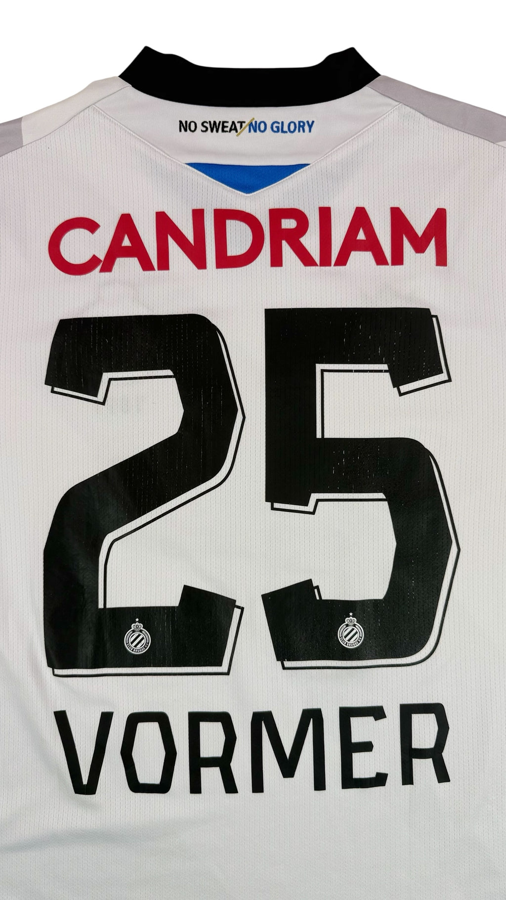 CLUB BRUGGE 2020/21 AWAY SHIRT - #25 VORMER (SIZE XL)