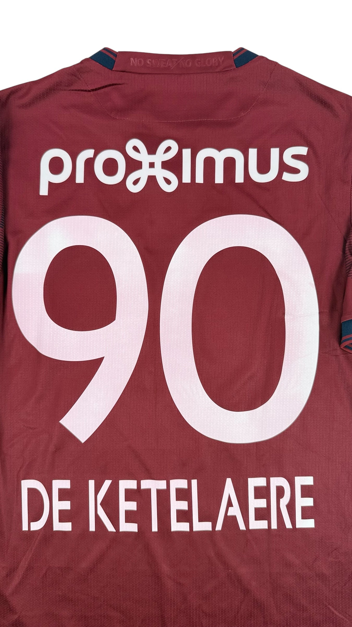 CLUB BRUGGE 2019/20 AWAY SHIRT - #90 DE KETELAERE (SIZE S)