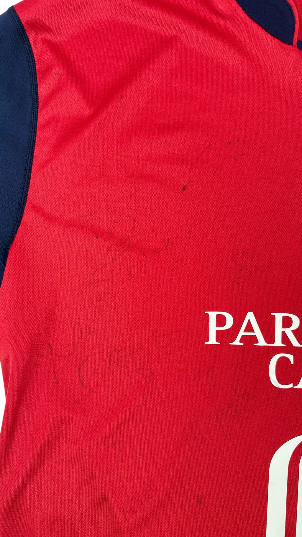 LILLE 2008/09 HOME SHIRT - #26 HAZARD (SIZE XL) SIGNED BY TEAM