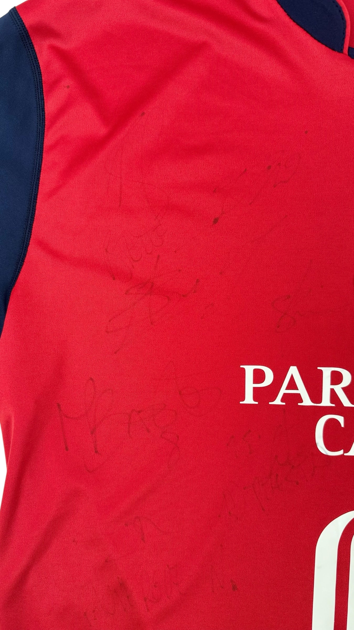 LILLE 2008/09 HOME SHIRT - #26 HAZARD (SIZE XL) SIGNED BY TEAM