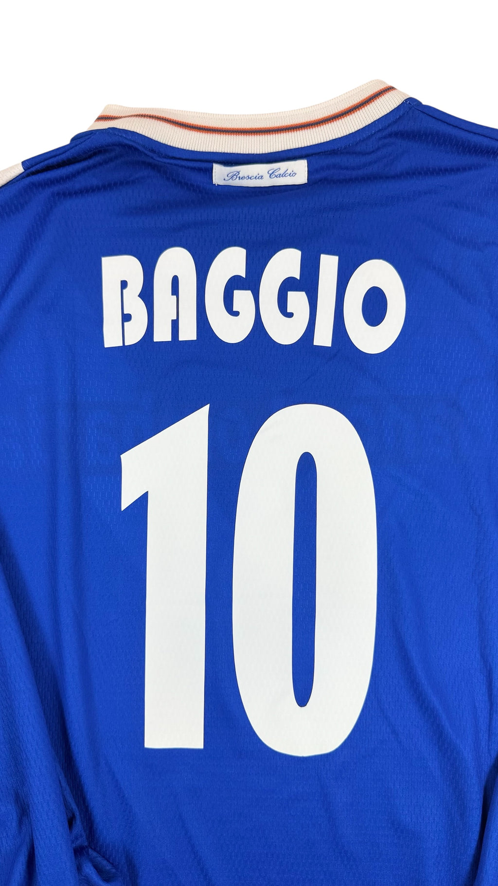 BRESCIA CALCIO 2001/02 HOME SHIRT L/S - #10 BAGGIO (SIZE XL)