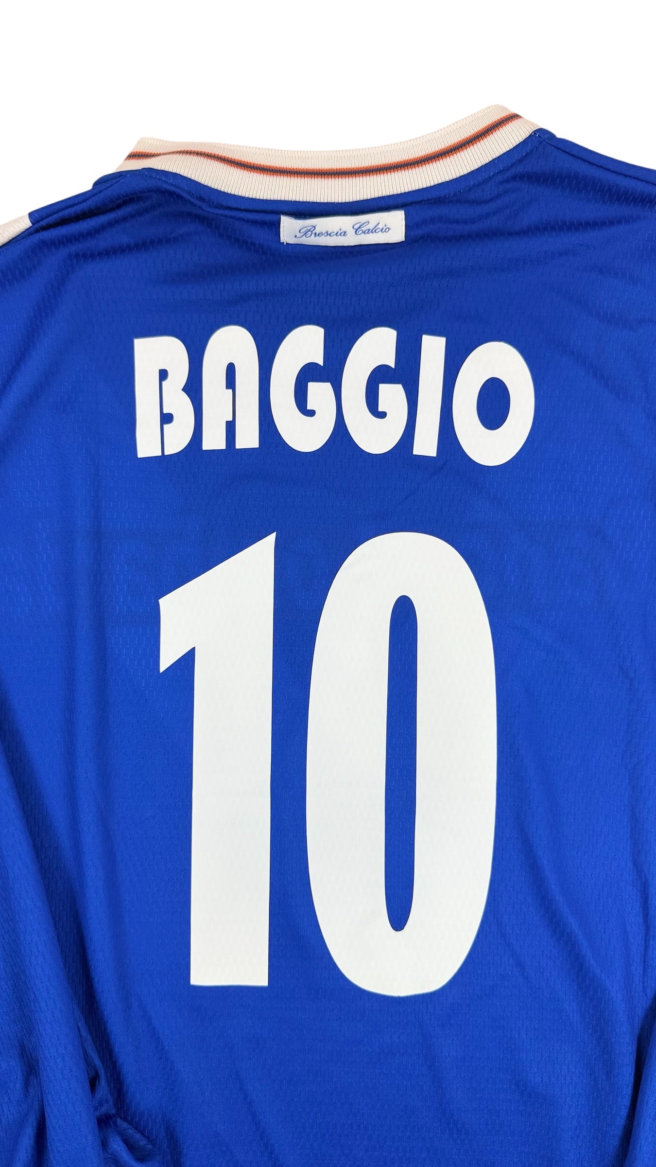 BRESCIA CALCIO 2001/02 HOME SHIRT L/S - #10 BAGGIO (SIZE XL)